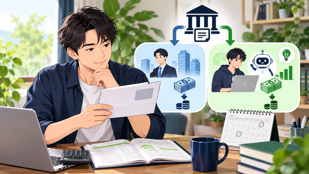 AI副業で予定納税の通知は来る？雑所得なら対象外の理由